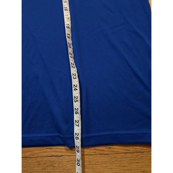 Under Armour Pepsi Blue 1/4 Zip Pullover 2XL HeatGear Long Sleeve - Picture 6 of 7